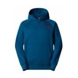 The North Face - Raglan Box NSE Hoodie - Mineral Ink/TNF Red