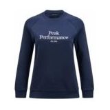 Peak Performance - Original Crew - Trui - Blue Shadow Offwhite - Katoenmix