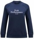 Peak Performance - Original Crew - Trui - Blue Shadow Offwhite - Katoenmix