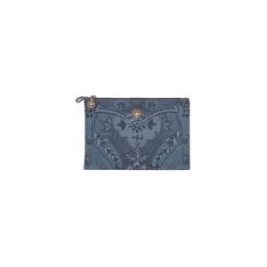 Toilettas Pip Studio Kyoto Festival Cosmetic Flat Pouch Medium Denim Blue