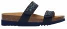 Scholl - Zafirah - Slippers - Navy Blue - Canvas - Bioprint Technologie
