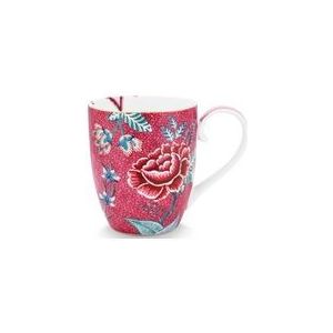 Mok Pip Studio Flower Festival Dark Pink 450 ml (Set van 6)