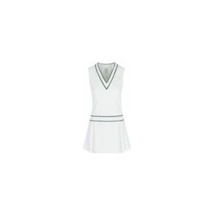 Vieux Jeu - Kim Dress - Tennisjurk - Wit/Groen - Regular Fit