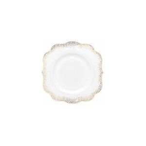 Dinerbord Pip Studio Royal Winter White 23,5 cm (Set van 6)