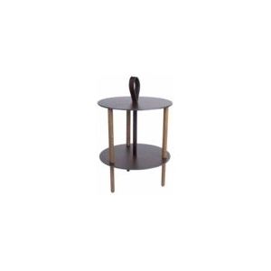 Bijzettafel Lind DNA Strap Table S Bull Brown/Oak Smoked