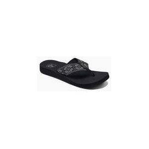 Slipper Reef Women Spring Woven Black White-Schoenmaat 41