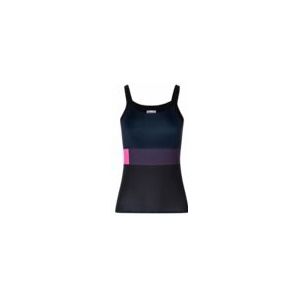 Fietsshirt Sportful Women Snap Top Black Galaxy Blue-M