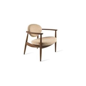 Chair POLSPOTTEN Roundy Fabric Smooth Beige