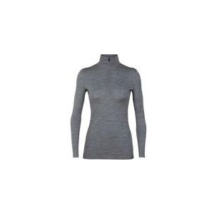 Longsleeve Icebreaker Women 200 Oasis LS Half Zip Gritstone Heather-XL