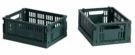 Opbergbox HAY Colour Crate Mini Dark Green (Set van 2)