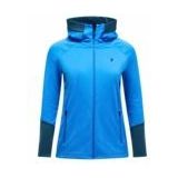 Peak Performance - Rider Essentials Midlayer Zip Hood - Azure Ascent/Mountain Lake - Vest