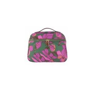 Toilettas Oilily Dames Coco Beauty Case Sketchy Flower Forrest Green