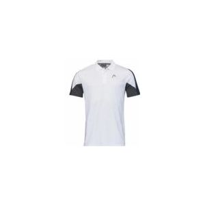 Polo HEAD Men CLUB 22 Tech White Deep Blue-XXXL