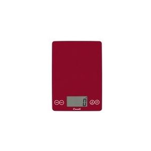 Escali - Arti - Keukenweegschaal - Rood - RVS