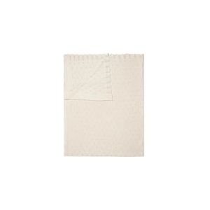 Plaid Essenza Knitted Ajour Antique White-130 x 170 cm