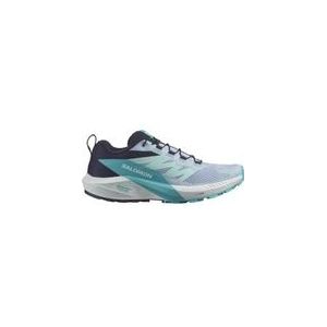 Trailrunning schoen Salomon Women Sense Ride 5 Cashmere Blue Carbon Peacock Blue-Schoenmaat 36,5