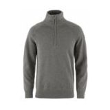 Fjällräven - Övik Lite Half Zip - Trui - Grey Melange