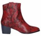 JJ Footwear - Epirus - Enkellaars - Bordo - Hoogwaardige Kwaliteit