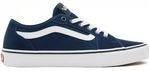 Vans Men Filmore Decon Suede Canvas Blue White-Schoenmaat 38,5