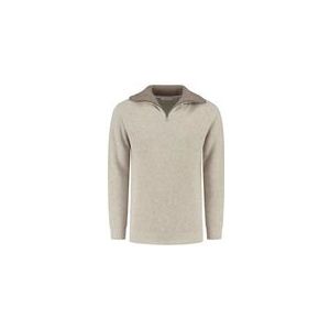 Trui Blue Loop Men Essential Nautic Sweater Beige-XL