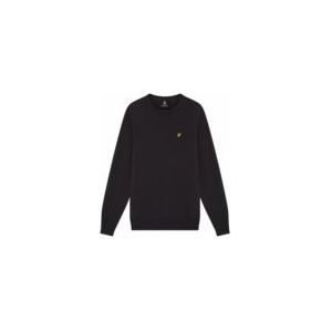 Crewneck Lyle & Scott Men Cotton Merino Jumper Gunmetal-XL