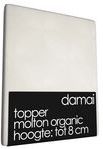 Molton Topper Hoeslaken Damai 8 cm (Organic)-160 x 210 cm