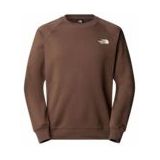 Hoodie The North Face Men Raglan Box NSE Gravel / Smokey Brown-M