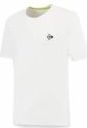 Tennisshirt Dunlop Boys Ap Club Crew Tee White-Maat 140