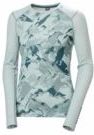 Helly Hansen - Lifa Merino Midweight Graphic Crew - Thermoshirt - Green Mist Mountain Camo A - 57% Merino Wol / 43% Polypropyleen