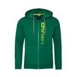 HEAD - Club - Vest - Groen - Polyester - Met Capuchon - Regular Pasvorm