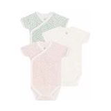 Petit Bateau - Rompertjes - Multi - Set van 3 - Korte Mouwen