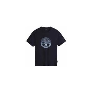 T-Shirt Napapijri Men S-Bollo 1 Blu Marine-L