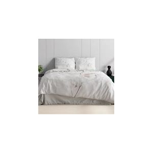 Dekbedovertrek Dreamhouse Dira White Satijn-240 x 200 / 220 cm | Lits-Jumeaux