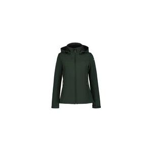 Jas Icepeak Women Brenham Softshell Jacket Dark Green-Maat 34