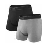 Boxershort Saxx Men Daytripper Black Grey Heather 2-Pack-S