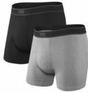 Boxershort Saxx Men Daytripper Black Grey Heather 2-Pack-S
