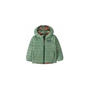 Patagonia Babys Reversible Down Sweater Hoody Donsjack (Kinderen |groen)