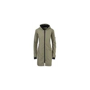 Regenjas Agu Women Urban Outdoor Long Bomber Pistachio Green-XL