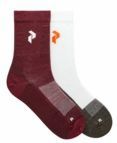 Sok Peak Performance Unisex Hiking Socks Offwhite Vertical Zenith (2-Pack)-Schoenmaat 39 - 42