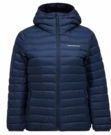 Jas Peak Performance Women Down Hood Jacket Blue Shadow-M