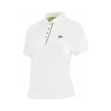 Dunlop - Club - Polo - White - Polyester, Elastaan