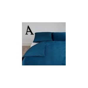 At Home by BeddingHouse Tender dekbedovertrek - Eenpersoons - 140x200/220 - Blauw