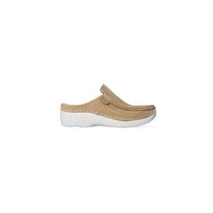 Klomp Wolky Women Roll Slide Antique nubuck Beige-Schoenmaat 42