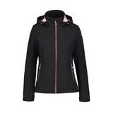 Jas Icepeak Women Brenham Softshell Jacket Black/Pink-Maat 34