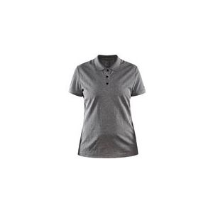 Polo Craft Women Core Unify Polo Shirt Dark Grey Melange-XL