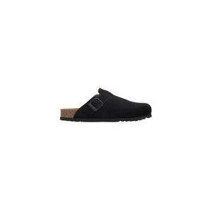 Klomp Scholl Men Olivier New Suede Sa Mens Black-Schoenmaat 42