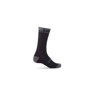 Fietssok Giro Winter Merino Wool Black Dark Shadow-Schoenmaat 40 - 42