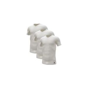 Ondershirt Adidas Men V-Neck Shirt White (3 pack)-M