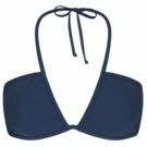 Barts - Solid Plunge Halter Bikinitop - Blauw
