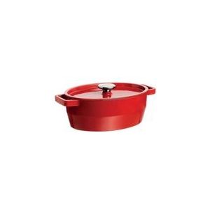 Pyrex Slowcook Braadpan Ovaal - Gietijzer - 5,8 liter - Rood